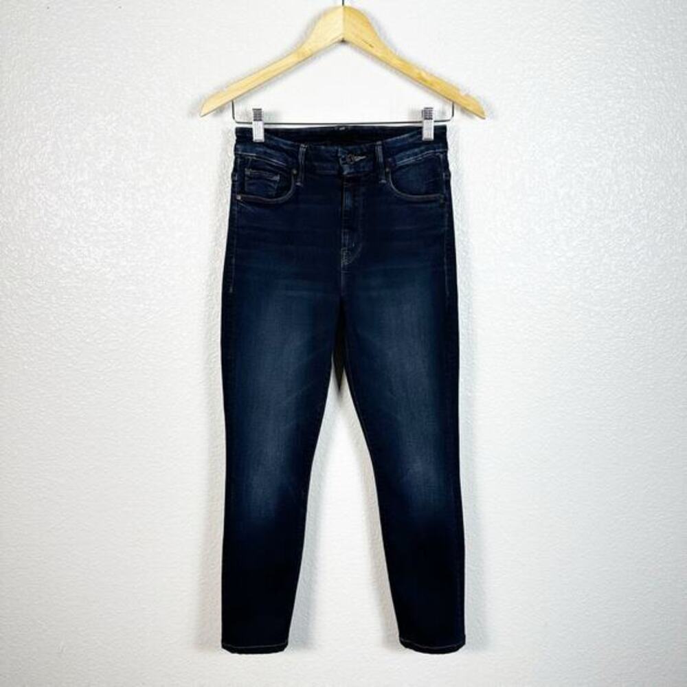 MOTHER Women's Size 25 High Waisted Looker Ankle Skinny Jean Last Call Dark Wash